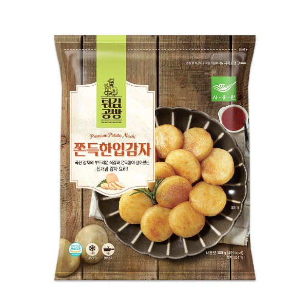 [지브로배송] 사옹원 튀김공방 쫀득한입감자 300g 1개 - 지브로마트