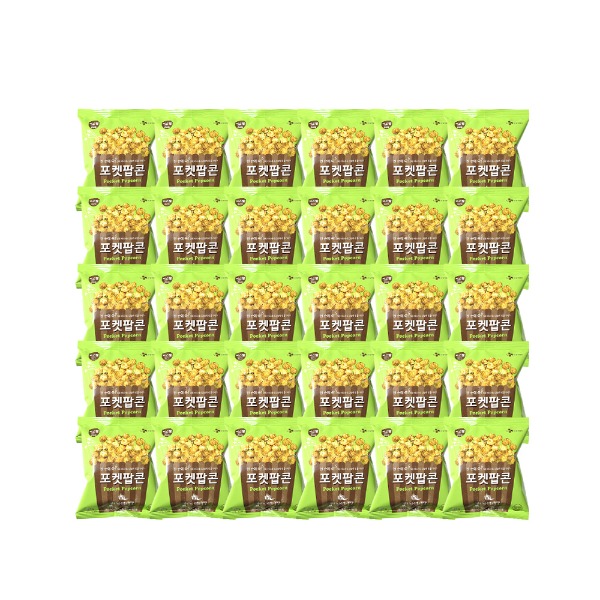 [CJ이츠웰] 포켓팝콘 크리미카라멜맛 25g x 30개 - 지브로마트