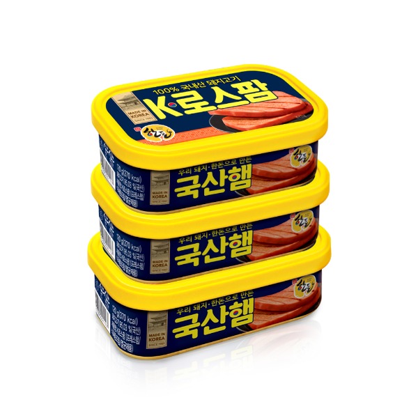 [롯데] 100%국내산돼지 한돈 K로스팜 120g x 6개 - 지브로마트