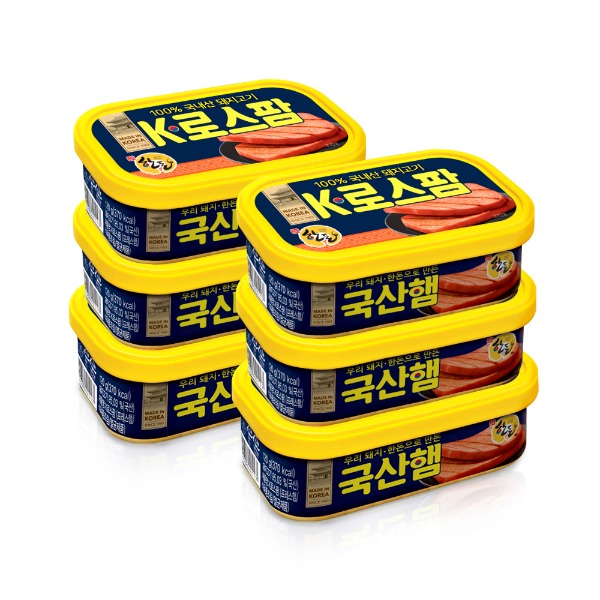 [롯데] 100%국내산돼지 한돈 K로스팜 120g x 12개 - 지브로마트
