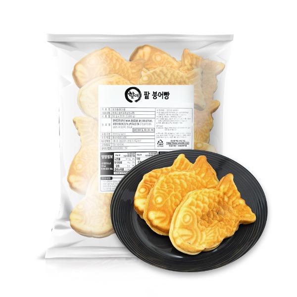 [지브로배송] 안흥식품 할매붕어빵 단팥 (50g 20입) 1kg - 지브로마트