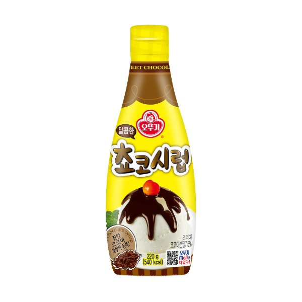 [오뚜기] 달콤한 초코 시럽 220g / 3개 - 지브로마트