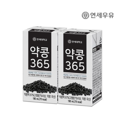 [연세] 약콩 365 두유 190ml 48팩 - 웨스트윙