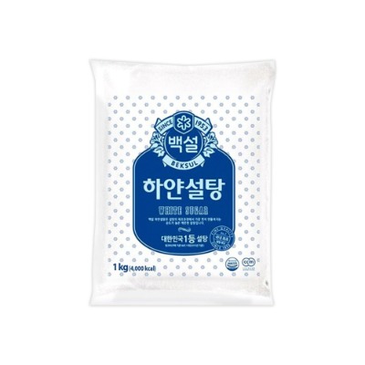 [백설] 하얀설탕 (1kg) 1개 - 지브로마트
