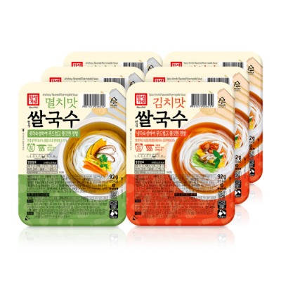 [한성] 멸치맛/김치맛 쌀국수 92g x 30개 - 지브로마트