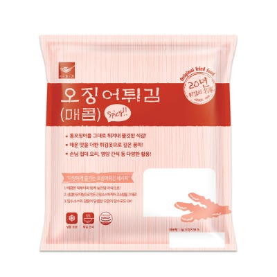 [지브로배송] 사옹원 매콤 오징어튀김 1kg 1개 - 지브로마트