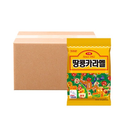 [크라운] 땅콩카라멜 120g 20봉 - 지브로마트
