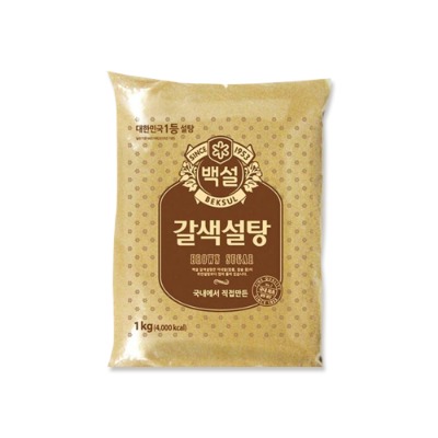 [백설] 갈색설탕 (1kg) 1개 - 지브로마트