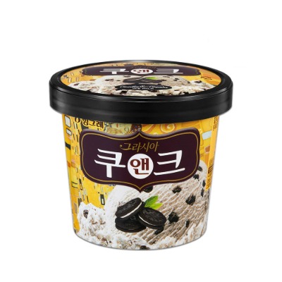 [빙그레] 그라시아 쿠앤크 710mL 파인트 아이스크림 3개 - 지브로마트