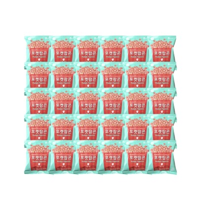 [CJ이츠웰] 포켓팝콘 딸기맛 25g x 30개 - 지브로마트