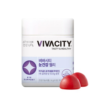 [빙그레] 비바시티 눈건강 젤리 (1개월분) / 베리믹스맛 - 지브로마트